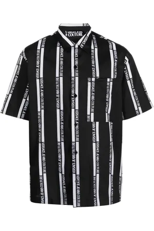 VERSACE Hombre, Camisas, Negro, Talla: S