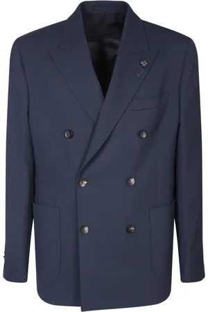 LARDINI Hombre, Chaquetas, Azul, Talla: L