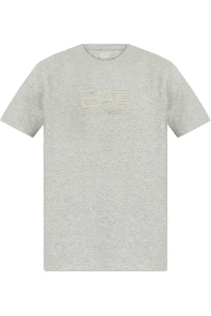 EA7 Hombre, Camisetas, Gris, Talla: S