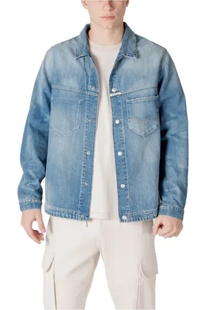Replay Hombre, Chaquetas, Azul, Talla: L