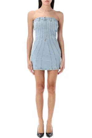 MUGLER Mujer, Vestidos, Azul, Talla: XS