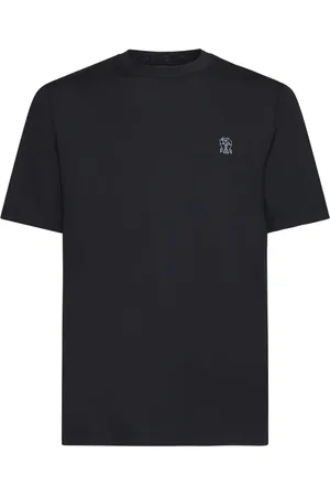 Brunello Cucinelli Hombre, Camisetas, Negro, Talla: 2XL