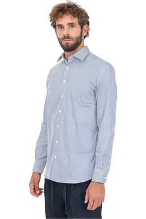 SELECTED Hombre, Camisas, Azul, Talla: L