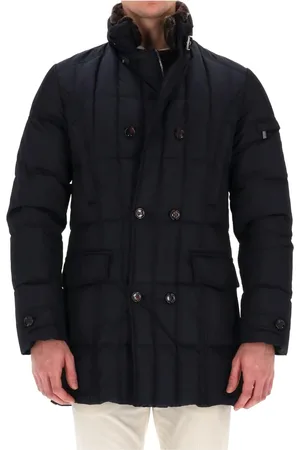 MOORER Hombre, Chaquetas, Azul, Talla: M