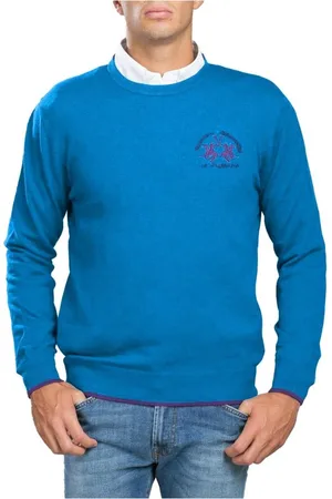 La Martina Hombre, Jerseys, Azul, Talla: S