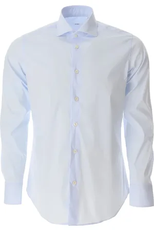 caliban Hombre, Camisas, Azul, Talla: M