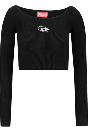 Diesel Mujer, Camisetas, Negro, Talla: S