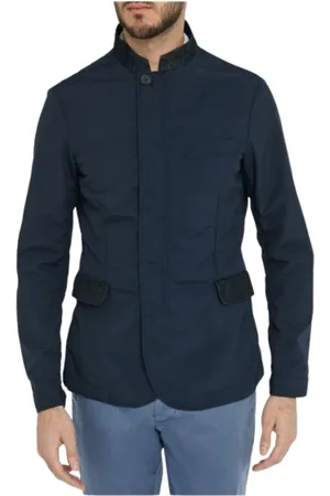Emporio Armani Hombre, Chaquetas, Azul, Talla: L
