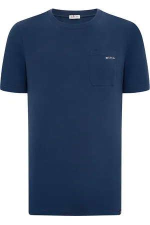 Kiton Hombre, Camisetas, Azul, Talla: M