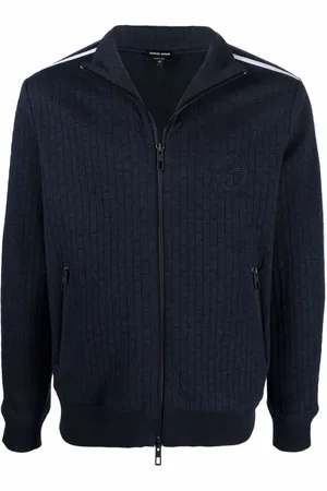 Giorgio Armani Hombre, Sudaderas, Azul, Talla: M