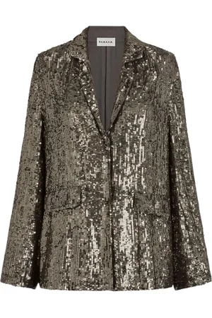 P.A.R.O.S.H. Mujer, Chaquetas, Gris, Talla: S