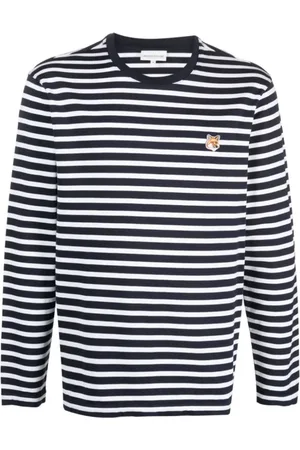 Maison Kitsuné Hombre, Camisetas, Azul, Talla: M