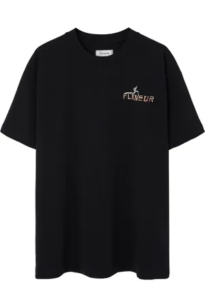 FLÂNEUR Hombre, Camisetas, Negro, Talla: M