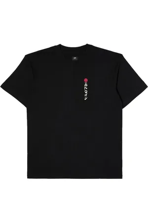 Edwin Hombre, Camisetas, Negro, Talla: M