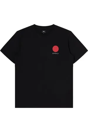 Edwin Hombre, Camisetas, Negro, Talla: S