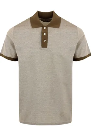 MOORER Hombre, Camisetas, Gris, Talla: L
