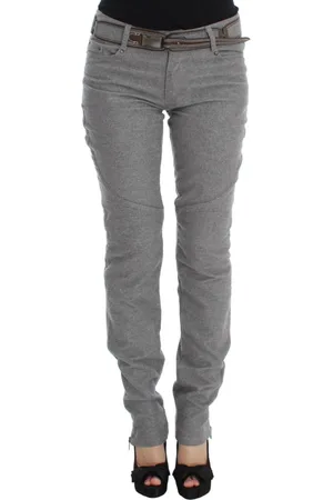ERMANNO SCERVINO Mujer, Pantalones, Gris, Talla: L