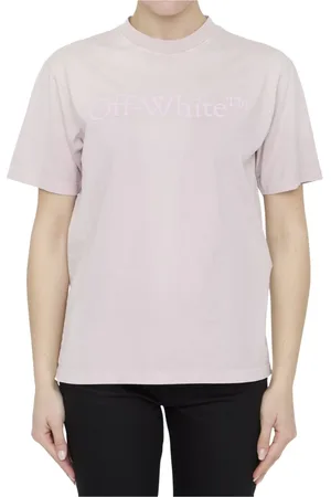 OFF-WHITE Mujer, Camisetas, Rosa, Talla: S