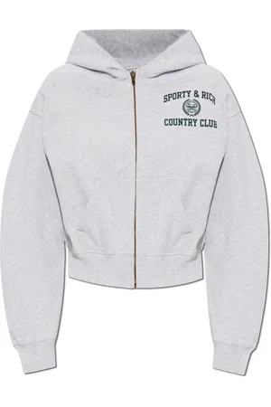 Sporty & Rich Mujer, Sudaderas, Gris, Talla: L