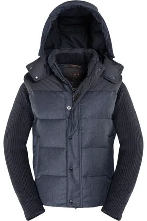 MOORER Hombre, Chaquetas, Azul, Talla: 2XL