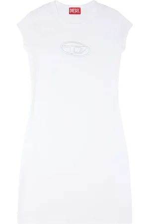 Diesel Mujer, Vestidos, Blanco, Talla: S