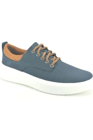 Skechers Hombre, Zapatos, Azul, Talla: 40 EU