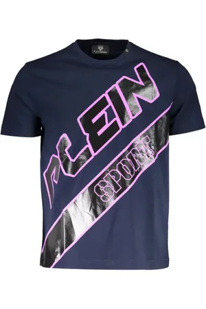 Philipp Plein Hombre, Camisetas, Azul, Talla: L