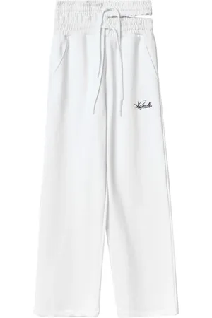 GAËLLE Mujer, Pantalones, Blanco, Talla: S