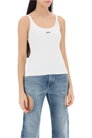 OFF-WHITE Mujer, Camisetas, Blanco, Talla: S
