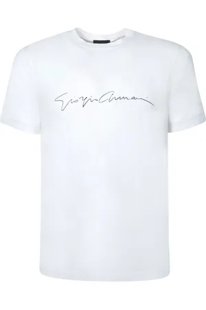 Giorgio Armani Hombre, Camisetas, Blanco, Talla: M