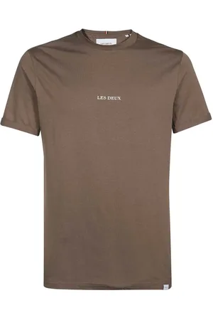 Les Deux Hombre, Camisetas, Marrón, Talla: S