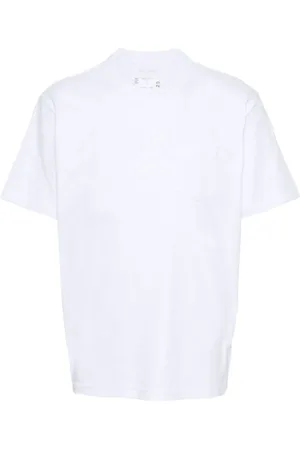 SACAI Hombre, Camisetas, Blanco, Talla: M