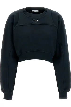 OFF-WHITE Mujer, Sudaderas, Azul, Talla: S