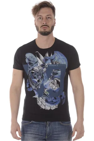 VERSACE Hombre, Camisetas, Negro, Talla: S