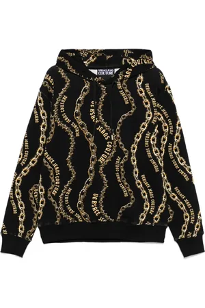 VERSACE Hombre, Sudaderas, Negro, Talla: M