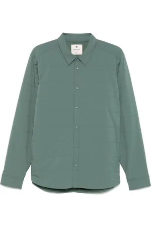 Snow Peak Hombre, Camisas, Verde, Talla: 2XL