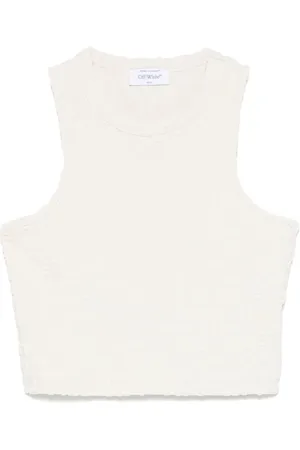 OFF-WHITE Mujer, Camisetas, Blanco, Talla: M