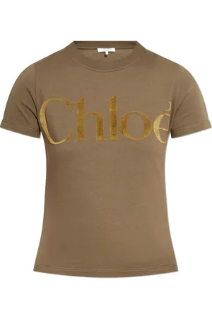 Chloé Mujer, Camisetas, Marrón, Talla: XS