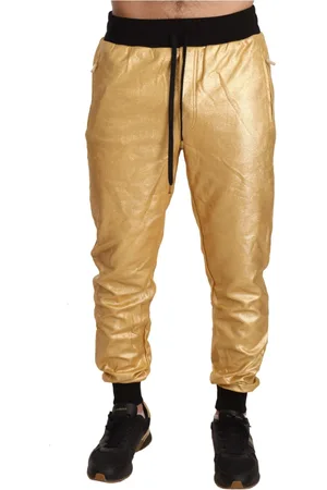 Dolce & Gabbana Hombre, Pantalones, Amarillo, Talla: M