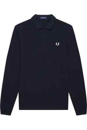 Fred Perry Hombre, Camisetas, Azul, Talla: L