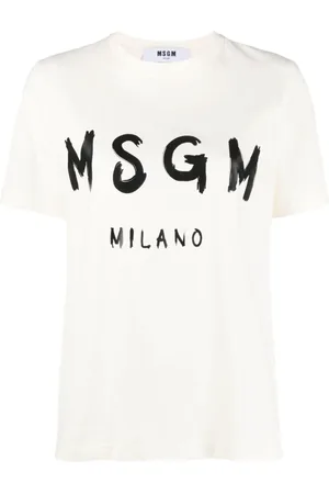 Msgm Mujer, Camisetas, Blanco, Talla: XS
