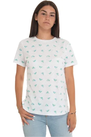 Emporio Armani Mujer, Camisetas, Blanco, Talla: S