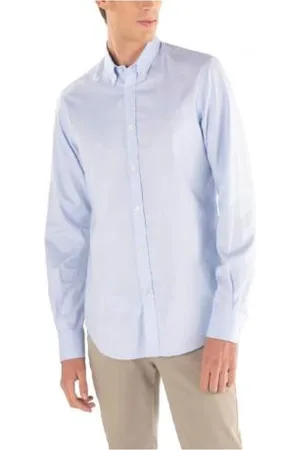 HARMONT&BLAINE Hombre, Camisas, Azul, Talla: L