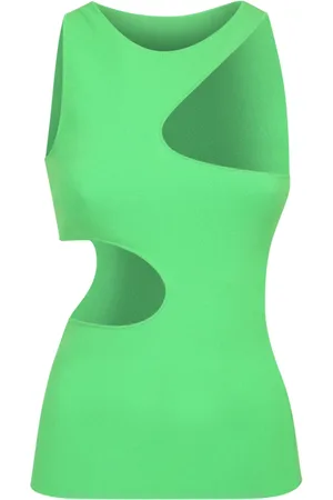Stella McCartney Mujer, Camisetas, Verde, Talla: S