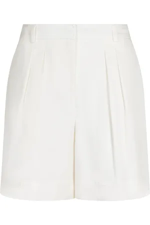 Alberta Ferretti Mujer, Pantalones cortos, Blanco, Talla: 2XS