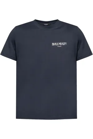 Balmain Hombre, Camisetas, Azul, Talla: XL