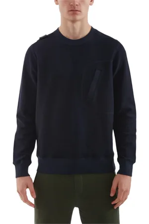 MA.STRUM Hombre, Sudaderas, Azul, Talla: L