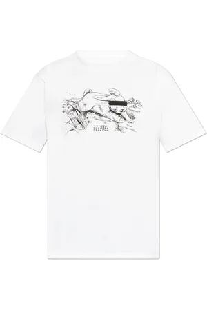 Maison Margiela Hombre, Camisetas, Blanco, Talla: L