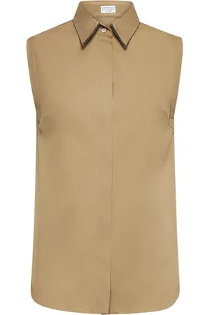 Brunello Cucinelli Mujer, Blusas y Camisas, Verde, Talla: M
