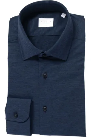 Xacus Hombre, Camisas, Azul, Talla: S